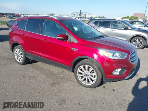 ✅ 2017 Ford Escape Titanium • VIN: 1FMCU0JDXHUF05224 • Лот: 45028031. Опубликован ранее на IAAI с пробегом 91 267 миль. Бесплатный доступ к архиву аукционных продаж из США и подробный отчёт об истории автомобиля на DreamBid. Изображение 1.