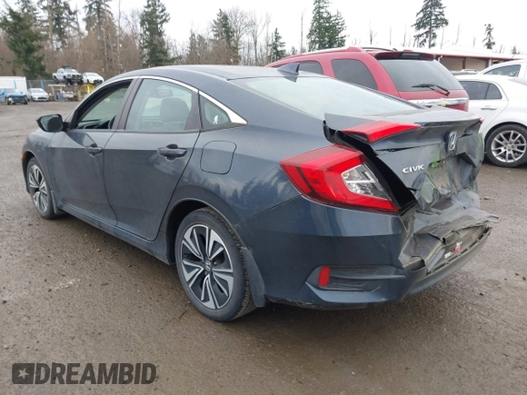 ✅ 2016 Honda Civic EX-L • VIN: 19XFC1F71GE219997 • Lot: 44273322. Wystawiony na IAAI z przebiegiem 54 001 mil. Bezpłatny archiwum sprzedaży aukcyjnych z USA i szczegółowy raport historii pojazdu na DreamBid. Zdjęcie 3.