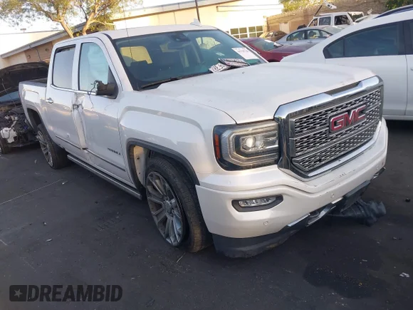✅ 2018 GMC Sierra 1500 Denali • VIN: 3GTU2PEJ7JG578647 • Лот: 44750740. Опубликован ранее на IAAI с пробегом 127 538 миль. Бесплатный доступ к архиву аукционных продаж из США и подробный отчёт об истории автомобиля на DreamBid. Изображение 1.