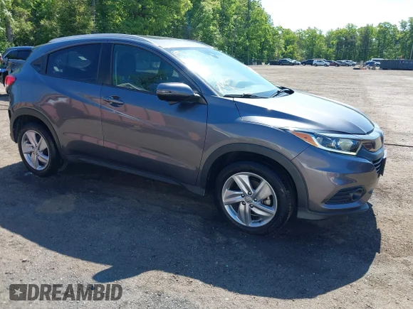 ✅ 2019 Honda HR-V EX-L • VIN: 3CZRU6H77KM723743 • Lot: 44991411. Listed on IAAI with 104,404 mi. Free auction sales archive from the USA and detailed vehicle history report at DreamBid. Image 1.