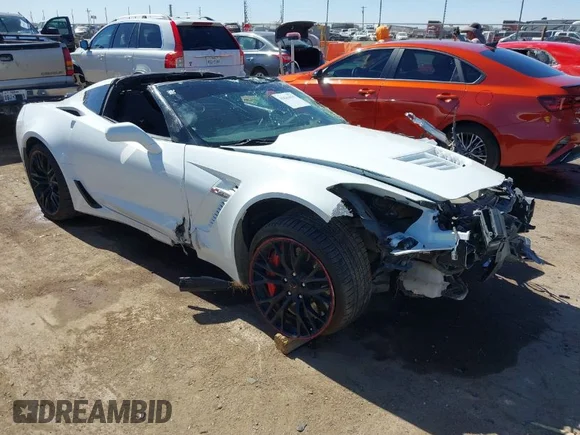 ✅ 2017 Chevrolet Corvette Z06 3LZ • VIN: 1G1YU2D66H5602863 • Лот: 41645635. Опубликован ранее на IAAI с пробегом 39 784 миль. Бесплатный доступ к архиву аукционных продаж из США и подробный отчёт об истории автомобиля на DreamBid. Изображение 1.