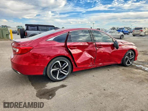 ✅ 2021 Honda Accord Sport • VIN: 1HGCV1F37MA047386 • Lot: 99239515. Wystawiony na Copart z przebiegiem 68 864 mil. Bezpłatny archiwum sprzedaży aukcyjnych z USA i szczegółowy raport historii pojazdu na DreamBid. Zdjęcie 3.