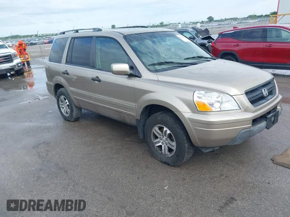 ✅ 2005 Honda Pilot EX-L • VIN: 5FNYF18545B067166 • Lot: 45028333. Wystawiony na IAAI z przebiegiem 263 078 mil. Bezpłatny archiwum sprzedaży aukcyjnych z USA i szczegółowy raport historii pojazdu na DreamBid. Zdjęcie 1.