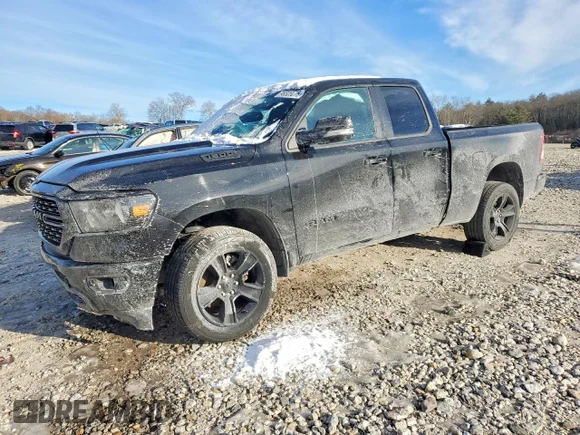 ✅ 2022 Ram 1500 Big Horn • VIN: 1C6SRFBT0NN137059 • Lot: 98505075. Listed on Copart with 61,392 mi. Free auction sales archive from the USA and detailed vehicle history report at DreamBid. Image 1.
