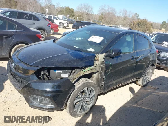 ✅ 2019 Honda HR-V Sport • VIN: 3CZRU5H13KM725348 • Lot: 44393156. Wystawiony na IAAI z przebiegiem 92 569 mil. Bezpłatny archiwum sprzedaży aukcyjnych z USA i szczegółowy raport historii pojazdu na DreamBid. Zdjęcie 2.