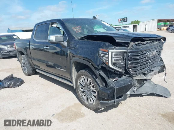✅ 2024 GMC Sierra 1500 Denali Ultimate • VIN: 1GTUUHELXRZ125605 • Лот: 45360160. Опубліковано раніше на IAAI з пробігом 56 842 миль. Безкоштовний доступ до архіву аукціонних продажів зі США та докладний звіт про історію автомобіля на DreamBid. Зображення 1.