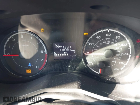 ✅ 2017 Subaru Impreza • VIN: 4S3GKAA68H3605301 • Lot: 43466726. Wystawiony na IAAI z przebiegiem 110 707 mil. Bezpłatny archiwum sprzedaży aukcyjnych z USA i szczegółowy raport historii pojazdu na DreamBid. Zdjęcie 7.