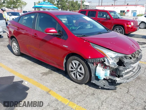 ✅ 2016 Toyota Prius Four • VIN: JTDKARFUXG3508361 • Lot: 44821158. Listed on IAAI with 125,689 mi. Free auction sales archive from the USA and detailed vehicle history report at DreamBid. Image 1.