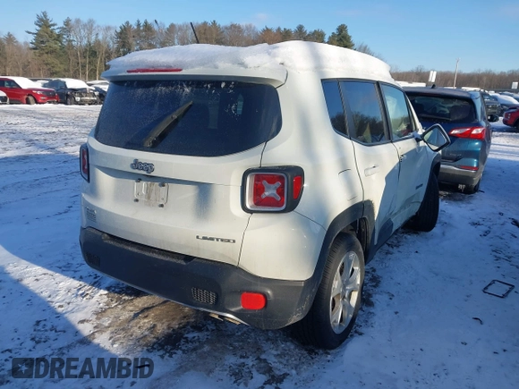 ✅ 2016 Jeep Renegade Limited • VIN: ZACCJBDT0GPC85894 • Lot: 44050422. Wystawiony na IAAI z przebiegiem 137 630 mil. Bezpłatny archiwum sprzedaży aukcyjnych z USA i szczegółowy raport historii pojazdu na DreamBid. Zdjęcie 4.