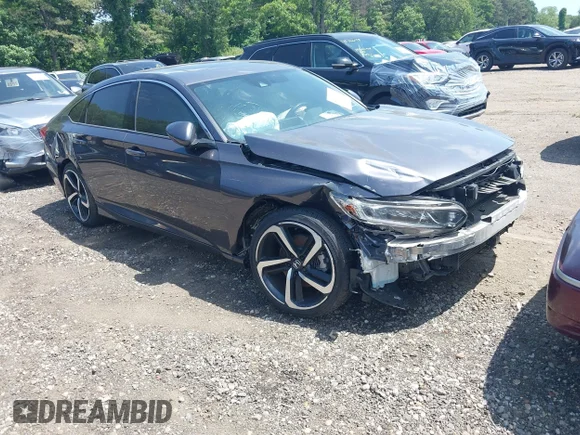 ✅ 2020 Honda Accord Sport • VIN: 1HGCV2F31LA031821 • Lot: 45321033. Listed on IAAI with 72,273 mi. Free auction sales archive from the USA and detailed vehicle history report at DreamBid. Image 1.
