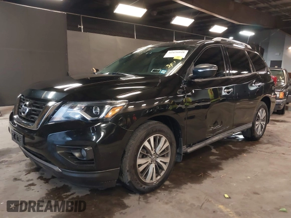 ✅ 2017 Nissan Pathfinder SV • VIN: 5N1DR2MM2HC630754 • Lot: 43436048. Wystawiony na IAAI z przebiegiem 92 572 mil. Bezpłatny archiwum sprzedaży aukcyjnych z USA i szczegółowy raport historii pojazdu na DreamBid. Zdjęcie 2.