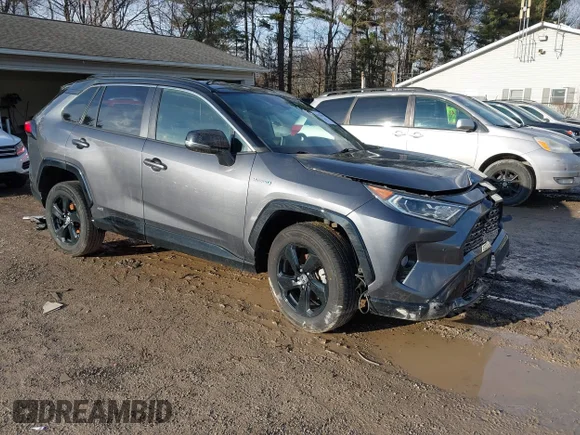 ✅ 2021 Toyota RAV4 Hybrid XSE • VIN: 4T3E6RFV2MU036639 • Lot: 44128699. Listed on IAAI with 59,966 mi. Free auction sales archive from the USA and detailed vehicle history report at DreamBid. Image 1.