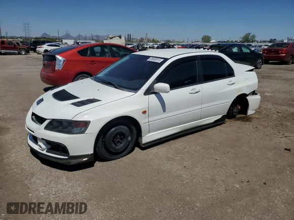 ✅ 2006 Mitsubishi Lancer Evolution IX • VIN: JA3AH86C76U048530 • Лот: 65600915. Опубликован ранее на Copart с пробегом 87 472 миль. Бесплатный доступ к архиву аукционных продаж из США и подробный отчёт об истории автомобиля на DreamBid. Изображение 1.