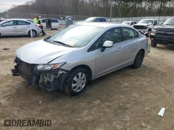 ✅ 2013 Honda Civic LX • VIN: 2HGFB2F50DH536971 • Lot: 44069318. Wystawiony na IAAI z przebiegiem 159 628 mil. Bezpłatny archiwum sprzedaży aukcyjnych z USA i szczegółowy raport historii pojazdu na DreamBid. Zdjęcie 2.