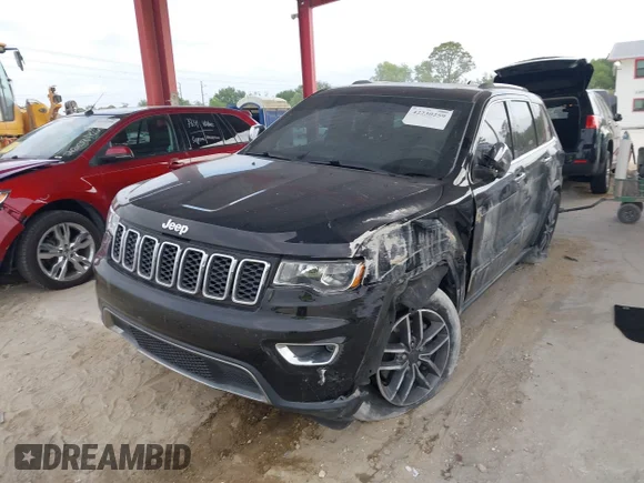 ✅ 2020 Jeep Grand Cherokee Limited X • VIN: 1C4RJEBG2LC245171 • Lot: 42230259. Listed on IAAI with 63,760 mi. Free auction sales archive from the USA and detailed vehicle history report at DreamBid. Image 2.