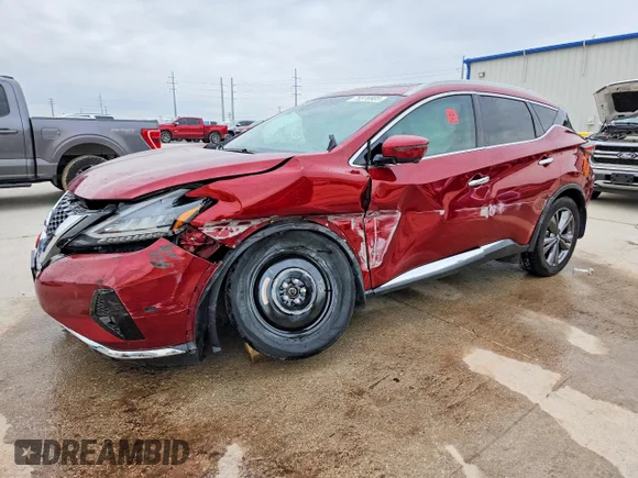 ✅ 2022 Nissan Murano Platinum • VIN: 5N1AZ2DJ1NC109920 • Lot: 76976905. Wystawiony na Copart z przebiegiem Nie podano. Bezpłatny archiwum sprzedaży aukcyjnych z USA i szczegółowy raport historii pojazdu na DreamBid. Zdjęcie 1.