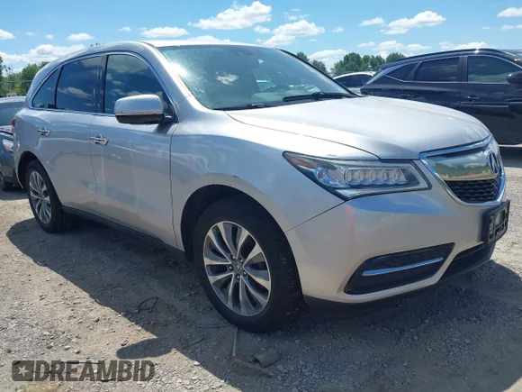 ✅ 2014 Acura MDX Technology • VIN: 5FRYD3H63EB004939 • Lot: 42768350. Listed on IAAI with 259,897 mi. Free auction sales archive from the USA and detailed vehicle history report at DreamBid. Image 1.