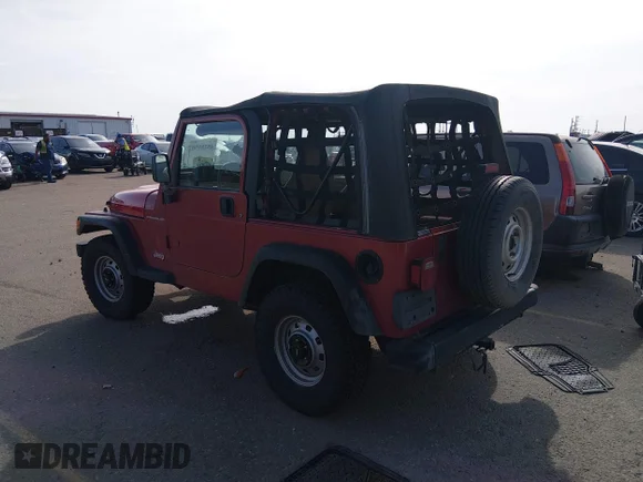 ✅ 1999 Jeep Wrangler SE • VIN: 1J4FY29P5XP416555 • Lot: 45289582. Wystawiony na IAAI z przebiegiem 235 928 mil. Bezpłatny archiwum sprzedaży aukcyjnych z USA i szczegółowy raport historii pojazdu na DreamBid. Zdjęcie 3.