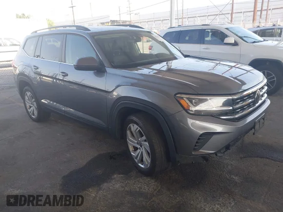 ✅ 2021 Volkswagen Atlas SE • VIN: 1V2JP2CA7MC556146 • Lot: 42754553. Listed on IAAI with 64,179 mi. Free auction sales archive from the USA and detailed vehicle history report at DreamBid. Image 1.