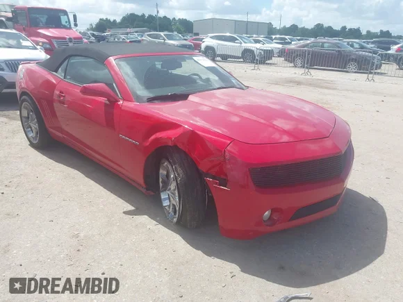 ✅ 2012 Chevrolet Camaro 2LT • VIN: 2G1FC3D37C9101787 • Lot: 45372323. Wystawiony na IAAI z przebiegiem 108 061 mil. Bezpłatny archiwum sprzedaży aukcyjnych z USA i szczegółowy raport historii pojazdu na DreamBid. Zdjęcie 1.
