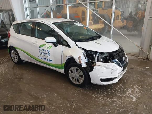 ✅ 2019 Nissan Note SV • VIN: 3N1CE2CP9KL359682 • Lot: 44442976. Listed on IAAI with 68,835 mi. Free auction sales archive from the USA and detailed vehicle history report at DreamBid. Image 1.