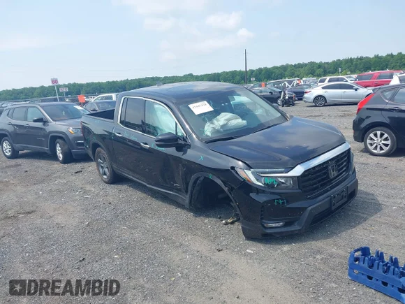 ✅ 2023 Honda Ridgeline RTL-E • VIN: 5FPYK3F71PB022739 • Лот: 42447428. Опубліковано раніше на IAAI з пробігом 19 702 миль. Безкоштовний доступ до архіву аукціонних продажів зі США та докладний звіт про історію автомобіля на DreamBid. Зображення 1.