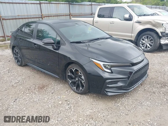 ✅ 2025 Toyota Corolla FX • VIN: 5YFB4MCE8SP247495 • Lot: 45002591. Listed on IAAI with 7,521 mi. Free auction sales archive from the USA and detailed vehicle history report at DreamBid. Image 1.