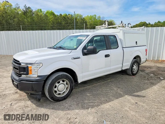 ✅ 2019 Ford F-150 XL • VIN: 1FTEX1CP1KKE96966 • Lot: 76400235. Listed on Copart with 172,608 mi. Free auction sales archive from the USA and detailed vehicle history report at DreamBid. Image 1.