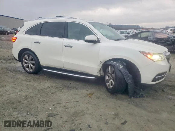 ✅ 2016 Acura MDX Advance • VIN: 5FRYD4H93GB034977 • Lot: 78409085. Wystawiony na Copart z przebiegiem 157 496 mil. Bezpłatny archiwum sprzedaży aukcyjnych z USA i szczegółowy raport historii pojazdu na DreamBid. Zdjęcie 4.