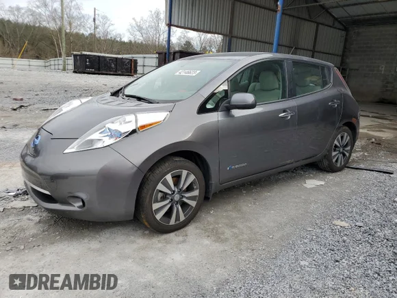 ✅ 2015 Nissan LEAF SV • VIN: 1N4AZ0CPXFC330728 • Лот: 42146623. Опубликован ранее на Copart с пробегом 85 961 миль. Бесплатный доступ к архиву аукционных продаж из США и подробный отчёт об истории автомобиля на DreamBid. Изображение 1.