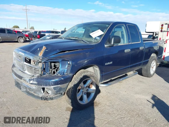 ✅ 2008 Dodge 1500 SLT • VIN: 1D7HA18N18J237484 • Lot: 44115247. Wystawiony na IAAI z przebiegiem 214 193 mil. Bezpłatny archiwum sprzedaży aukcyjnych z USA i szczegółowy raport historii pojazdu na DreamBid. Zdjęcie 2.