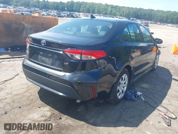 ✅ 2020 Toyota Corolla LE • VIN: 5YFEPRAE7LP049772 • Lot: 42728438. Wystawiony na IAAI z przebiegiem 120 332 mil. Bezpłatny archiwum sprzedaży aukcyjnych z USA i szczegółowy raport historii pojazdu na DreamBid. Zdjęcie 4.