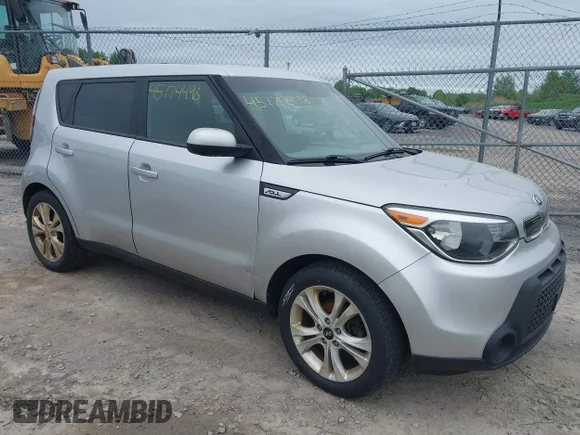 ✅ 2015 Kia Soul + • VIN: KNDJP3A56F7769243 • Лот: 45174498. Опубліковано раніше на IAAI з пробігом 145 445 миль. Безкоштовний доступ до архіву аукціонних продажів зі США та докладний звіт про історію автомобіля на DreamBid. Зображення 1.