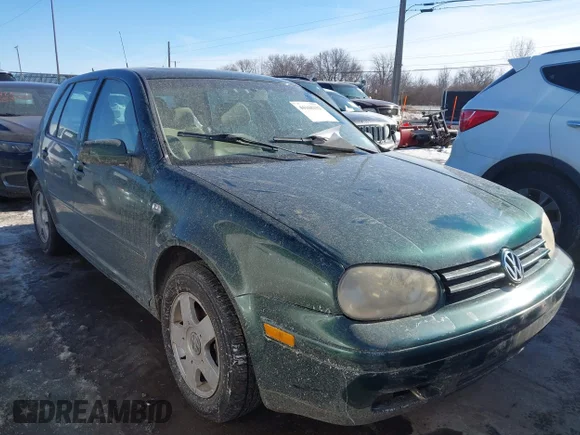 ✅ 2001 Volkswagen Golf GLS • VIN: 9BWGT61J814055912 • Лот: 44168333. Опубліковано раніше на IAAI з пробігом 181 862 миль. Безкоштовний доступ до архіву аукціонних продажів зі США та докладний звіт про історію автомобіля на DreamBid. Зображення 1.