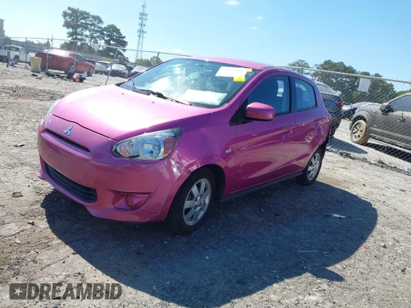 ✅ 2015 Mitsubishi Mirage ES • VIN: ML32A4HJ8FH059384 • Лот: 43426557. Опубликован ранее на IAAI с пробегом 155 617 миль. Бесплатный доступ к архиву аукционных продаж из США и подробный отчёт об истории автомобиля на DreamBid. Изображение 2.