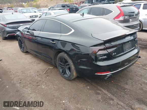 ✅ 2019 Audi A5 Sportback Premium • VIN: WAUANCF50KA054404 • Лот: 41497979. Опубліковано раніше на IAAI з пробігом 90 736 миль. Безкоштовний доступ до архіву аукціонних продажів зі США та докладний звіт про історію автомобіля на DreamBid. Зображення 3.