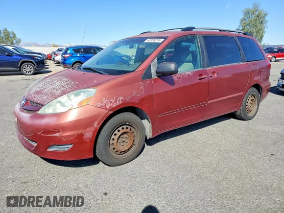 ✅ 2007 Toyota Sienna CE • VIN: 5TDZK23C07S008139 • Lot: 48938276. Listed on Copart with 197,646 mi. Free auction sales archive from the USA and detailed vehicle history report at DreamBid. Image 1.