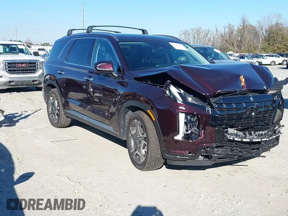 ✅ 2025 Hyundai Palisade SEL Premium • VIN: KM8R44GE9SU813459 • Lot: 41203415. Wystawiony na IAAI z przebiegiem 6 346 mil. Bezpłatny archiwum sprzedaży aukcyjnych z USA i szczegółowy raport historii pojazdu na DreamBid. Zdjęcie 1.