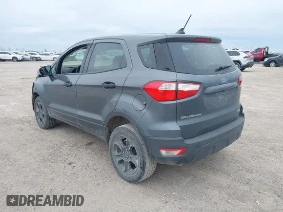 ✅ 2020 Ford EcoSport S • VIN: MAJ6S3FL5LC327929 • Лот: 41366079. Опубликован ранее на IAAI с пробегом 107 329 миль. Бесплатный доступ к архиву аукционных продаж из США и подробный отчёт об истории автомобиля на DreamBid. Изображение 3.