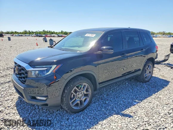 ✅ 2023 Honda Passport EX-L • VIN: 5FNYF8H57PB005630 • Lot: 46747936. Wystawiony na Copart z przebiegiem 36 425 mil. Bezpłatny archiwum sprzedaży aukcyjnych z USA i szczegółowy raport historii pojazdu na DreamBid. Zdjęcie 1.