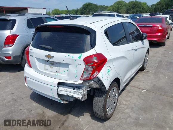 ✅ 2016 Chevrolet Spark LS • VIN: KL8CB6SA2GC565688 • Lot: 42397545. Wystawiony na IAAI z przebiegiem 54 438 mil. Bezpłatny archiwum sprzedaży aukcyjnych z USA i szczegółowy raport historii pojazdu na DreamBid. Zdjęcie 4.