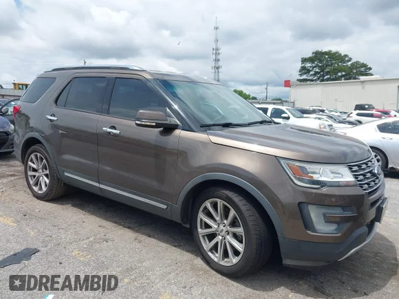 ✅ 2016 Ford Explorer Limited • VIN: 1FM5K7F8XGGC06381 • Lot: 45433498. Listed on IAAI with 128,692 mi. Free auction sales archive from the USA and detailed vehicle history report at DreamBid. Image 1.