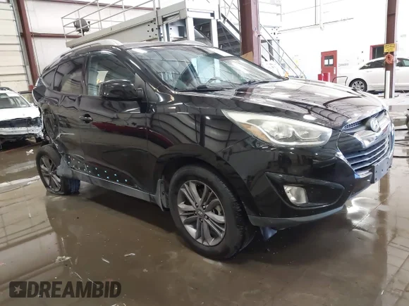 ✅ 2015 Hyundai Tucson Limited • VIN: KM8JUCAG5FU108634 • Lot: 45029598. Listed on IAAI with 76,025 mi. Free auction sales archive from the USA and detailed vehicle history report at DreamBid. Image 1.