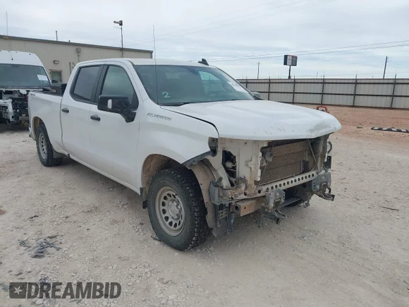 ✅ 2020 Chevrolet Silverado 1500 Work Truck • VIN: 1GCUYAEF9LZ325470 • Lot: 44033666. Listed on IAAI with 93,812 mi. Free auction sales archive from the USA and detailed vehicle history report at DreamBid. Image 1.