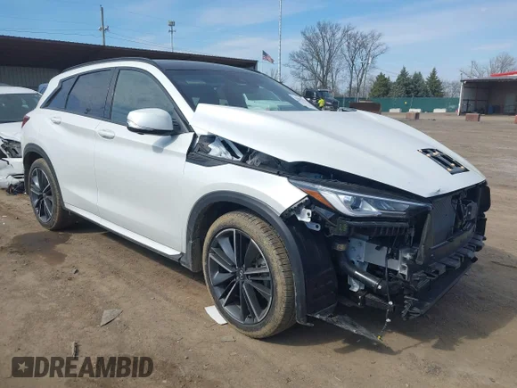 ✅ 2024 Infiniti QX50 Sport • VIN: 3PCAJ5FB2RF112904 • Lot: 41893781. Wystawiony na IAAI z przebiegiem 6 277 mil. Bezpłatny archiwum sprzedaży aukcyjnych z USA i szczegółowy raport historii pojazdu na DreamBid. Zdjęcie 1.