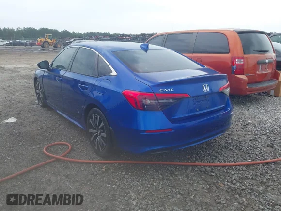 ✅ 2022 Honda Civic EX • VIN: 2HGFE1F77NH311371 • Lot: 45006582. Wystawiony na IAAI z przebiegiem 53 914 mil. Bezpłatny archiwum sprzedaży aukcyjnych z USA i szczegółowy raport historii pojazdu na DreamBid. Zdjęcie 3.