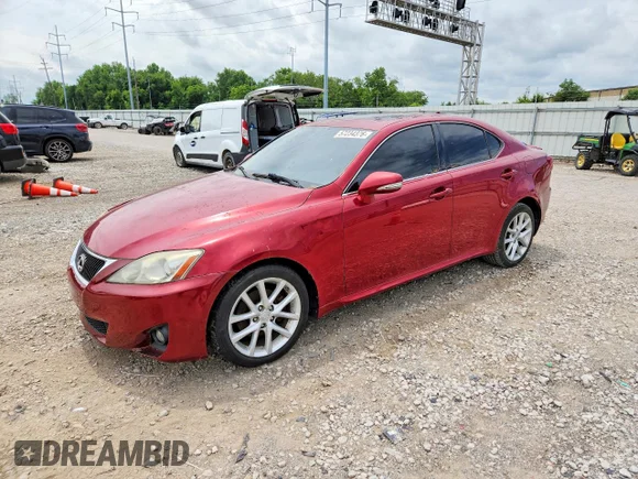✅ 2012 Lexus IS 250 • VIN: JTHCF5C28C5056361 • Лот: 57234376. Опубликован ранее на Copart с пробегом 131 884 миль. Бесплатный доступ к архиву аукционных продаж из США и подробный отчёт об истории автомобиля на DreamBid. Изображение 1.