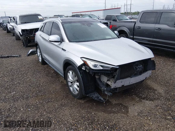 ✅ 2019 Infiniti QX50 Luxe • VIN: 3PCAJ5M19KF126377 • Лот: 44870341. Опубликован ранее на IAAI с пробегом 127 882 миль. Бесплатный доступ к архиву аукционных продаж из США и подробный отчёт об истории автомобиля на DreamBid. Изображение 1.