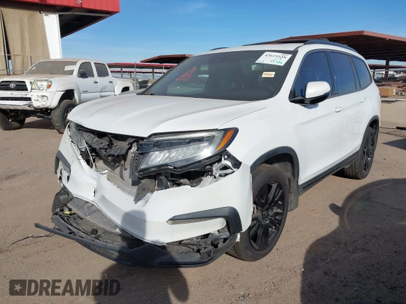 ✅ 2021 Honda Pilot Black Edition • VIN: 5FNYF6H79MB029820 • Lot: 43619538. Wystawiony na IAAI z przebiegiem 79 607 mil. Bezpłatny archiwum sprzedaży aukcyjnych z USA i szczegółowy raport historii pojazdu na DreamBid. Zdjęcie 2.