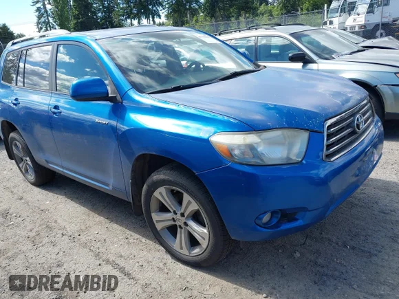 ✅ 2008 Toyota Highlander Sport • VIN: JTEES43A282004705 • Lot: 45389086. Listed on IAAI with 200,857 mi. Free auction sales archive from the USA and detailed vehicle history report at DreamBid. Image 1.
